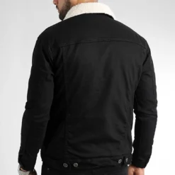 Veste Jean Super Slim Fit A Col Mouton 5005 Noir Blanc de Black Needle 9 Veste Jean Super Slim Fit A Col Mouton 5005 Noir Blanc de Black Needle -Black Needle Soldes black needle 196366 BN 5005 BLACK 20220930T141030 04