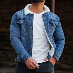Veste Jean A Col Mouton Bleu Denim de Black Needle 14 Veste Jean A Col Mouton Bleu Denim de Black Needle -Black Needle Soldes black needle 196383 BN 5001 2 TPDT 20220224T083940 05