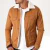 Veste Jean Super Slim Fit A Col Mouton 5004 Camel Blanc de Black Needle -Black Needle Soldes black needle 196416 BN 5004 MAUTARDE 20190912T163953 01