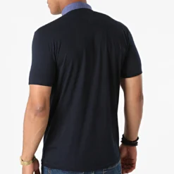 Polo Manches Courtes 5011 Bleu Marine de Black Needle -Black Needle Soldes black needle 270865 T 5011 DARK BLUE 20210624T123909 04