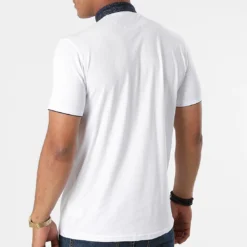 Polo Manches Courtes 5009 Blanc de Black Needle -Black Needle Soldes black needle 270877 T 5009 WHITE 20210624T120145 04