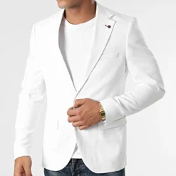 Veste Blazer 20420 Blanc de Black Needle -Black Needle Soldes black needle 275026 20420 1 20210722T151821 03