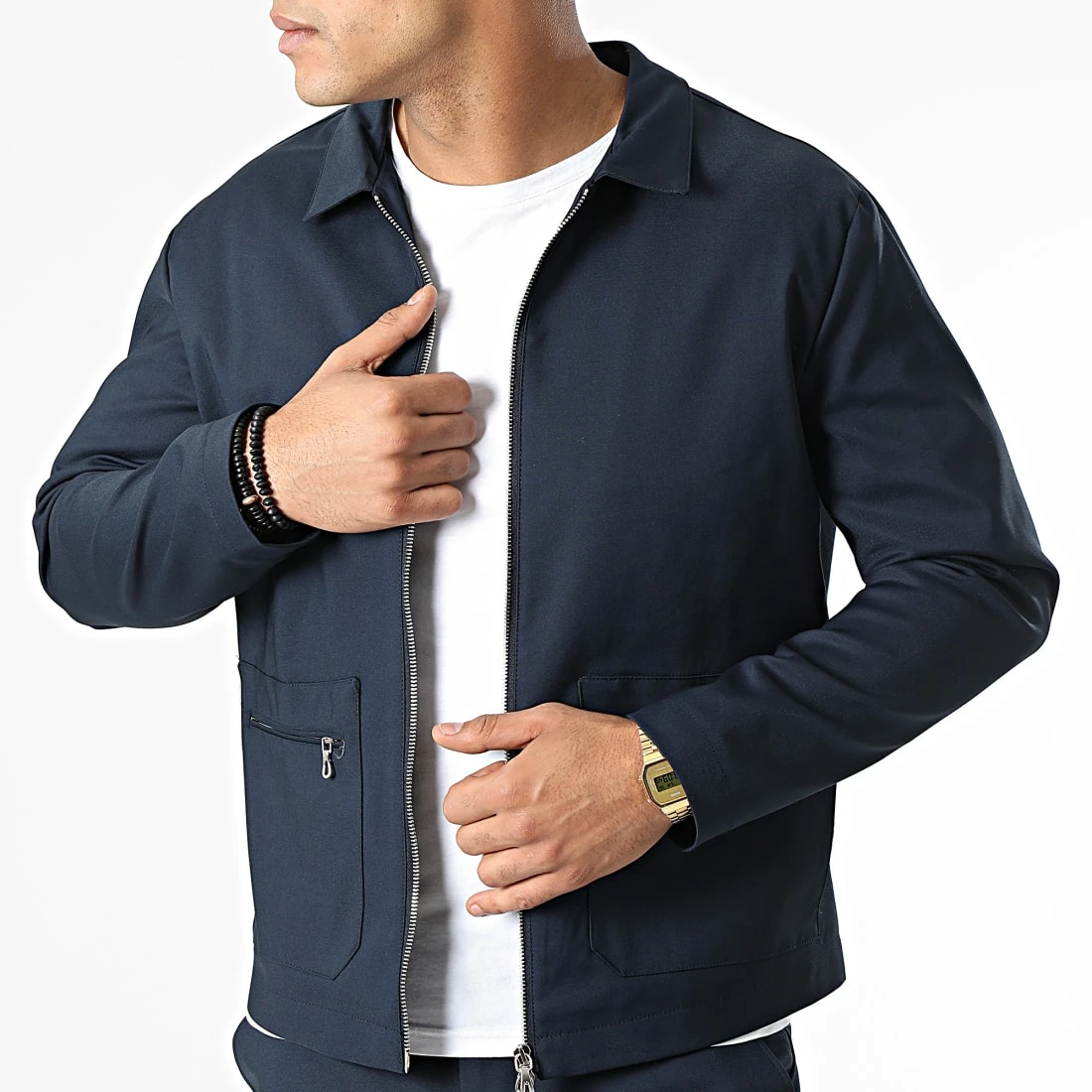 Ensemble Pantalon Veste ZY1106 Bleu Marine Foncé de Black Needle 4 Ensemble Pantalon Veste ZY1106 Bleu Marine Foncé de Black Needle – Image 2