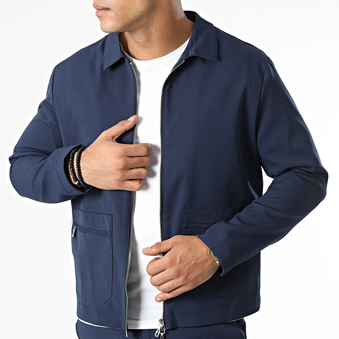 Ensemble Pantalon Veste ZY1106 Bleu Marine de Black Needle 4 Ensemble Pantalon Veste ZY1106 Bleu Marine de Black Needle – Image 2