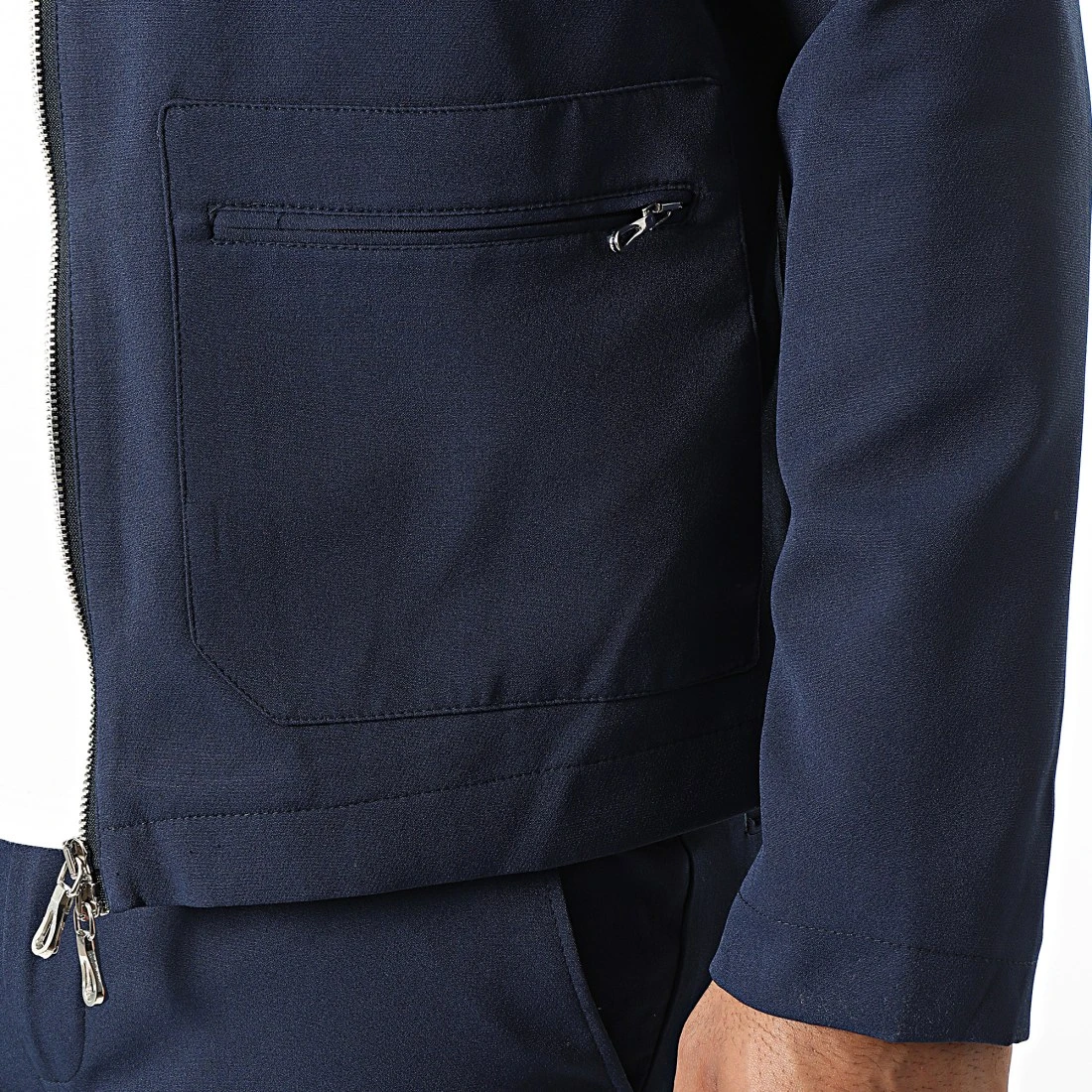 Ensemble Pantalon Veste ZY1106 Bleu Marine de Black Needle 5 Ensemble Pantalon Veste ZY1106 Bleu Marine de Black Needle – Image 3