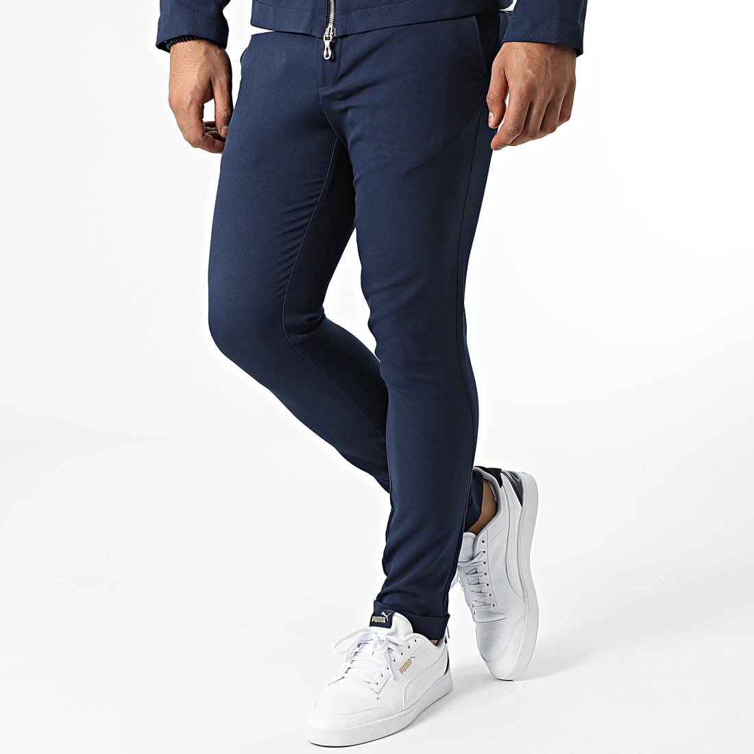 Ensemble Pantalon Veste ZY1106 Bleu Marine de Black Needle 7 Ensemble Pantalon Veste ZY1106 Bleu Marine de Black Needle – Image 5