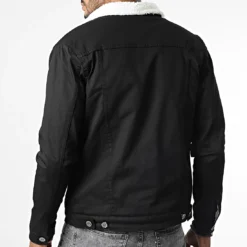Veste Jean Col Mouton 7004 Noir de Black Needle 9 Veste Jean Col Mouton 7004 Noir de Black Needle -Black Needle Soldes black needle 286127 BN 7004 NOIR 20210930T161500 04