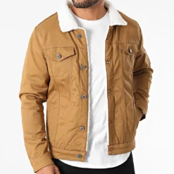 Veste Jean Col Mouton 7004 Camel de Black Needle -Black Needle Soldes black needle 289913 BN 7004 MOUTARD 20211028T161803 03