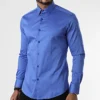 Chemise Manches Longues 4001 Bleu de Black Needle -Black Needle Soldes black needle 296239 Y 4001 BLUE 20220106T161317 01