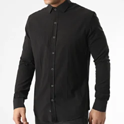 Chemise Manches Longues 3607 Noir de Black Needle