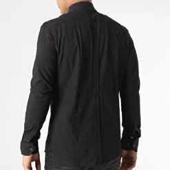 Chemise Manches Longues 3607 Noir de Black Needle -Black Needle Soldes black needle 296242 Y 3607 BLACK 20211223T162626 04