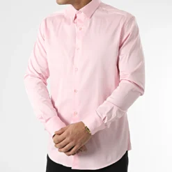 Chemise Manches Longues 4001 Rose de Black Needle -Black Needle Soldes black needle 296247 Y 4001 PINK 20211224T100912 03