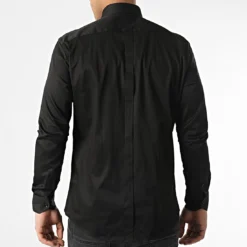 Chemise Manches Longues 4001 Noir de Black Needle -Black Needle Soldes black needle 296261 Y 4001 BLACK 20211223T162703 04