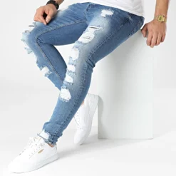 Jean Skinny DHZ-3652 Bleu Denim de Black Needle -Black Needle Soldes black needle 300758 DHZ 3652 1 BLUE 20220202T154445 03