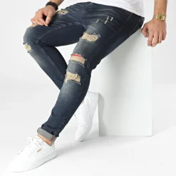 Jean Skinny DHZ-3712 Bleu Brut de Black Needle -Black Needle Soldes black needle 300761 DHZ 3712 COFFEE TINT 20220202T155658 03