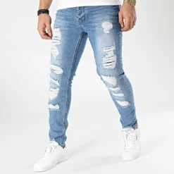Jean Slim DH-5000 Bleu Denim de Black Needle