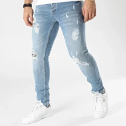 Jean Skinny DHZ-3039 Bleu Denim de Black Needle