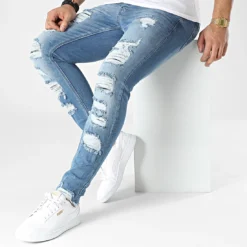 Jean Skinny DHZ-3725 Bleu Denim de Black Needle -Black Needle Soldes black needle 300822 DHZ 3725 BLUE 20220202T154526 03