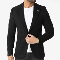 Veste Blazer 20476 Noir de Black Needle -Black Needle Soldes black needle 300879 20476 6 20220203T161259 03