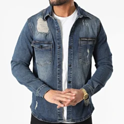 Surchemise BN-3730 Bleu Denim de Black Needle 8 Surchemise BN-3730 Bleu Denim de Black Needle -Black Needle Soldes black needle 300928 BN 3730 COFFEE TINT 20220203T160839 03