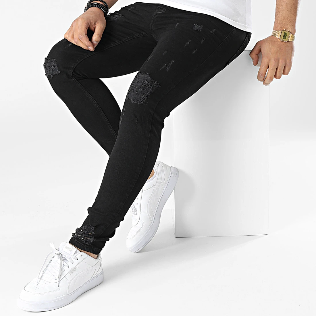 Jean Skinny DH-3039-57 Noir de Black Needle 5 Jean Skinny DH-3039-57 Noir de Black Needle – Image 3
