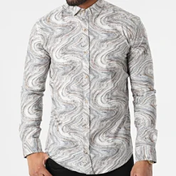 Chemise Manches Longues Y-3618 Beige de Black Needle -Black Needle Soldes black needle 318204 Y 3618 6 20220510T161917 03