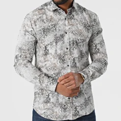 Chemise Manches Longues Y-3618 Blanc de Black Needle -Black Needle Soldes black needle 318219 Y 3618 11 20220510T161213 03