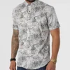 Chemise Manches Courtes Y-3619 Blanc de Black Needle -Black Needle Soldes black needle 318222 Y 3619 11 20220510T161118 01