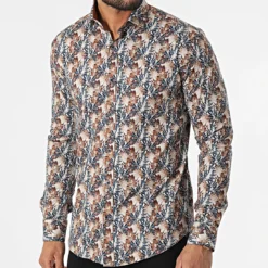 Chemise Manches Longues Y-3618 Marron de Black Needle