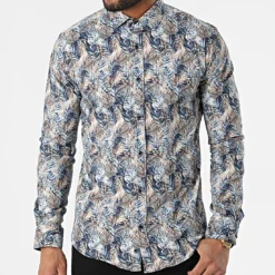 Chemise Manches Longues Y-3618 Bleu de Black Needle 8 Chemise Manches Longues Y-3618 Bleu de Black Needle -Black Needle Soldes black needle 318288 Y 3618 4 20220510T161952 03