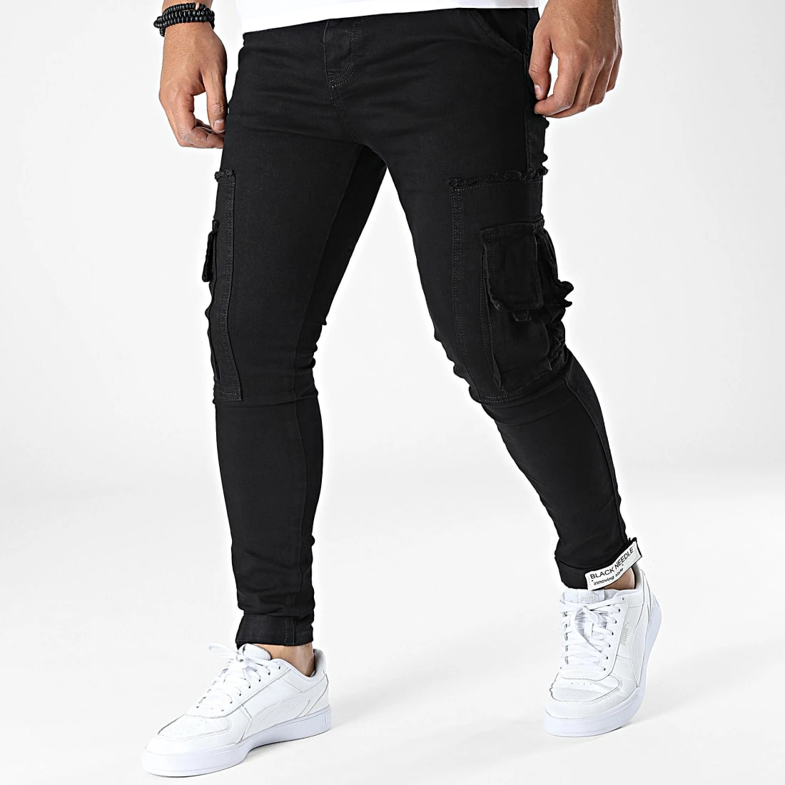 Jean Slim DHZ-3729 Noir de Black Needle 3 Jean Slim DHZ-3729 Noir de Black Needle