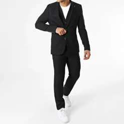 Ensemble Costume 3 Pièces 11670 Noir de Black Needle