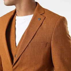 Ensemble Costume 3 Pièces 11670 Camel Foncé de Black Needle -Black Needle Soldes black needle 329109 11670 9 20220725T161411 02