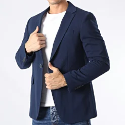 Veste Blazer 1024 Bleu Marine de Black Needle