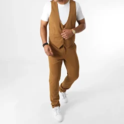 Ensemble Costume 2 Pièces 11600 Camel de Black Needle