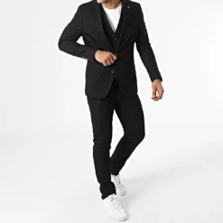 Ensemble Costume 3 Pièces 11672 Noir de Black Needle