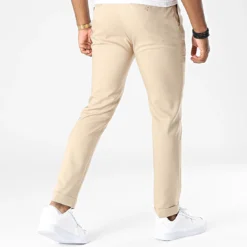 Pantalon Chino 398 Beige de Black Needle -Black Needle Soldes black needle 329203 BLK 398 BEIGE 20220726T154325 04
