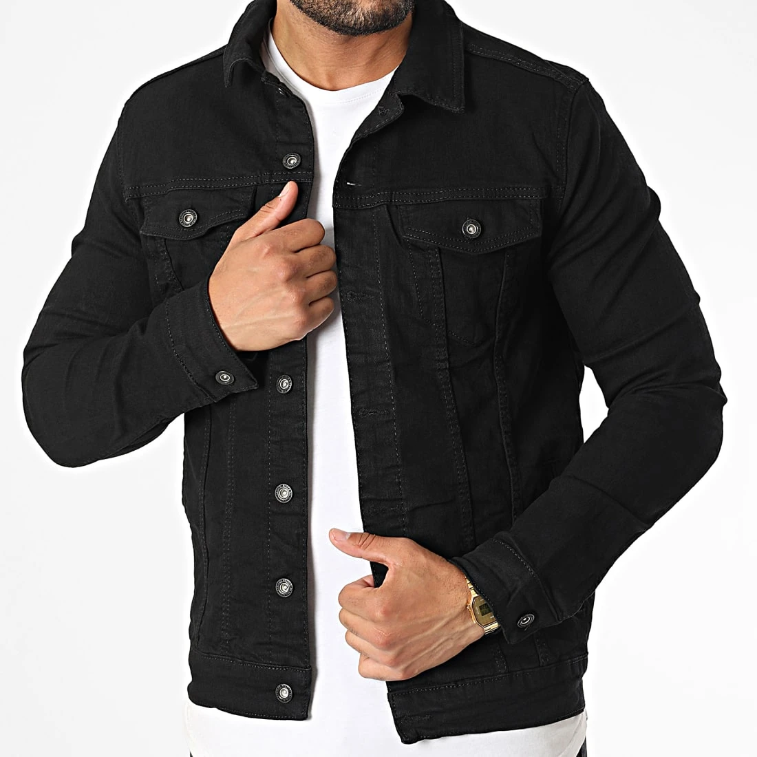 Veste Jean BN-7000-8 Noir de Black Needle 3 Veste Jean BN-7000-8 Noir de Black Needle