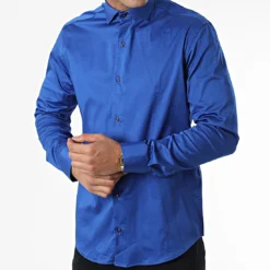 Chemise Manches Longues Y3642 Bleu de Black Needle -Black Needle Soldes black needle 336581 Y3642 SAKS 20220920T152449 03