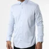 Chemise Manches Longues Y3642 Bleu Ciel de Black Needle -Black Needle Soldes black needle 336582 Y3642 BLUE 20220920T152413 01