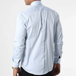 Chemise Manches Longues Y3642 Bleu Ciel de Black Needle 9 Chemise Manches Longues Y3642 Bleu Ciel de Black Needle -Black Needle Soldes black needle 336582 Y3642 BLUE 20220920T152416 04