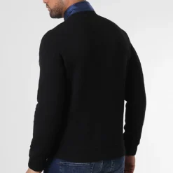 Veste Zippée BLC22K10 Noir Bleu Marine de Black Needle -Black Needle Soldes black needle 343293 BLC22K10 BLEU MARINE 20221013T155347 04