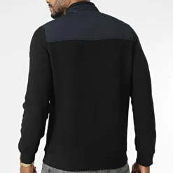 Veste Zippée BLC22K04 Noir Bleu Marine de Black Needle -Black Needle Soldes black needle 343320 BLC22K04 BLEU MARINE 20221014T150614 04