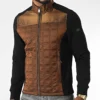 Veste Zippée BLC22K10 Noir Marron de Black Needle -Black Needle Soldes black needle 343323 BLC22K10 BRIQUE 20221014T151819 01