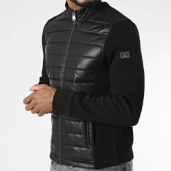 Veste Zippée BLC22K06 Noir de Black Needle -Black Needle Soldes black needle 343328 BLC22K06 BLACK 20221014T150422 03