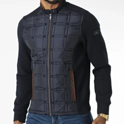 Veste Zippée BLC22K09 Bleu Marine de Black Needle