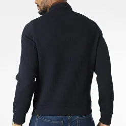 Veste Zippée BLC22K09 Bleu Marine de Black Needle -Black Needle Soldes black needle 343360 BLC22K09 BLEU MARINE 20221014T151106 04