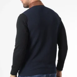 Veste Zippée Sans Manches BLC22K16 Bleu Marine Marron de Black Needle 9 Veste Zippée Sans Manches BLC22K16 Bleu Marine Marron de Black Needle -Black Needle Soldes black needle 343367 BLC22K16 BRIQUE 20221013T155506 04