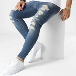Jean Skinny 3971 Bleu Denim de Black Needle 8 Jean Skinny 3971 Bleu Denim de Black Needle -Black Needle Soldes black needle 343393 DHZ 3971 TNT BLUE 20221027T152152 03