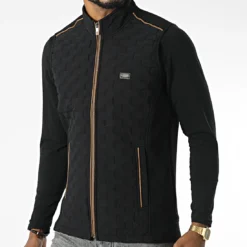 Veste Zippée Sans Manches BLC22K11 Noir de Black Needle -Black Needle Soldes black needle 343398 BLC22K11 BLACK 20221014T151453 03